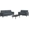 Image de Vidaxl Ensemble De CanapÃ©s 2 Pcs Avec Coussins Et Traversins Velours