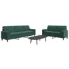 Image de Vidaxl Ensemble De CanapÃ©s 2 Pcs Avec Coussins Et Traversins Velours