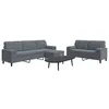 Image de Vidaxl Ensemble De CanapÃ©s 3 Pcs Avec Coussins Et Traversins Velours