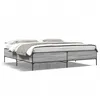 Image de vidaXL Cadre de lit sans matelas sonoma gris 180x200 cm