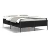 Image de vidaXL Cadre de lit sans matelas noir 120x190 cm