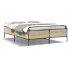 Image de vidaXL Cadre de lit sans matelas chÃªne sonoma 120x190 cm
