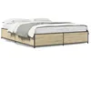 Image de vidaXL Cadre de lit sans matelas chÃªne sonoma 120x190 cm