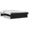 Image de vidaXL Cadre de lit sans matelas noir 140x200 cm