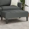 Image de vidaXL Repose-pied gris foncÃ© 77x55x31 cm tissu