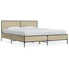 Image de vidaXL Cadre de lit sans matelas chÃªne sonoma 160x200 cm
