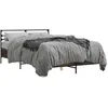 Image de vidaXL Cadre de lit sans matelas chÃªne marron 140x200 cm