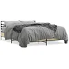 Image de vidaXL Cadre de lit sans matelas chÃªne sonoma 160x200 cm