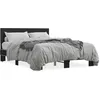 Image de vidaXL Cadre de lit sans matelas noir 120x200 cm