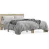 Image de vidaXL Cadre de lit sans matelas chÃªne sonoma 140x190 cm