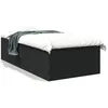 Image de vidaXL Cadre de lit sans matelas noir 100x200 cm