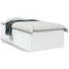 Image de vidaXL Cadre de lit sans matelas blanc 90x200 cm