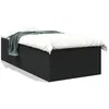 Image de vidaXL Cadre de lit sans matelas noir 75x190 cm