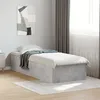 Image de vidaXL Cadre de lit sans matelas gris bÃ©ton 100x200 cm