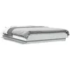 Image de vidaXL Cadre de lit sans matelas blanc 140x190 cm