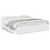 Image de vidaXL Cadre de lit avec tiroirs sans matelas blanc 200x200 cm