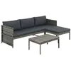 Image de vidaXL Cadre de lit et tiroirs sonoma gris 120x190 cm bois ingÃ©nierie
