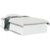 Image de vidaXL Cadre de lit avec tiroirs sans matelas blanc 100x200 cm