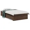 Image de vidaXL Cadre de lit avec tiroirs sans matelas chÃªne marron 75x190 cm