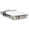 Image de vidaXL Cadre de lit sans matelas sonoma gris 90x200 cm