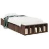 Image de vidaXL Cadre de lit sans matelas chÃªne marron 90x200 cm