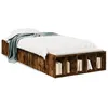 Image de vidaXL Cadre de lit sans matelas chÃªne fumÃ© 90x190 cm
