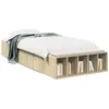 Image de vidaXL Cadre de lit sans matelas chÃªne sonoma 75x190 cm