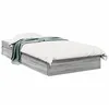 Image de vidaXL Cadre de lit avec tiroirs sans matelas sonoma gris 90x200 cm