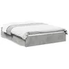 Image de vidaXL Cadre de lit avec tiroirs sans matelas gris bÃ©ton 135x190 cm