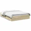 Image de vidaXL Cadre de lit avec tiroirs sans matelas chÃªne sonoma 120x190 cm