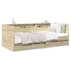 Image de Vidaxl Lit De Jour Avec Tiroirs Sans Matelas ChÃªne Sonoma 75x190 Cm