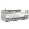 Image de vidaXL Lit de jour avec tiroirs sans matelas sonoma gris 75x190 cm