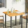 Image de Vidaxl Dessus De Table 80x80x2,2 Cm CarrÃ© Bois Massif D'acacia