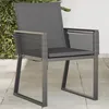 Image de Vidaxl Chaises De Jardin Lot De 4 Avec Coussins Noir RÃ©sine TressÃ©e