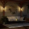 Image de Vidaxl Lanternes Murales Solaires D'extÃ©rieur 4 Pcs Blanc