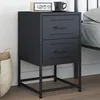 Image de vidaXL Table de chevet anthracite 36x39x60,5 cm acier