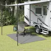 Image de Vidaxl Tapis De Sol De Camping Anthracite 2,5x2 M