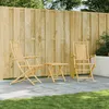 Image de Vidaxl Chaises Pliables De Jardin Lot De 2 53x66x99 Cm Bambou