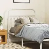 Image de vidaXL TÃªte de lit mÃ©tal blanc 90 cm