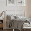 Image de vidaXL TÃªte de lit mÃ©tal blanc 120 cm