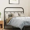 Image de vidaXL TÃªte de lit mÃ©tal noir 107 cm