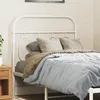 Image de vidaXL TÃªte de lit mÃ©tal blanc 80 cm