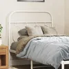 Image de vidaXL TÃªte de lit mÃ©tal blanc 90 cm