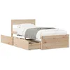 Image de vidaXL Cadre de lit sans matelas 90x190 cm bois de pin massif