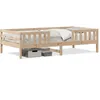 Image de Cadre de lit 90x190 cm pin massif naturel bois massif