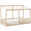 Image de vidaXL Lit pour enfants avec toit 90x200 cm bois massif de pin