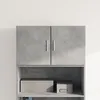 Image de vidaXL Armoire murale gris bÃ©ton 70x42,5x40 cm bois d'ingÃ©nierie