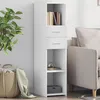 Image de vidaXL Buffet haut blanc 30x42,5x124 cm bois d'ingÃ©nierie