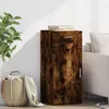 Image de Vidaxl Buffet ChÃªne FumÃ© 40x42,5x93 Cm Bois D'ingÃ©nierie
