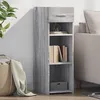 Image de vidaXL Buffet sonoma gris 30x42,5x93 cm bois d'ingÃ©nierie
